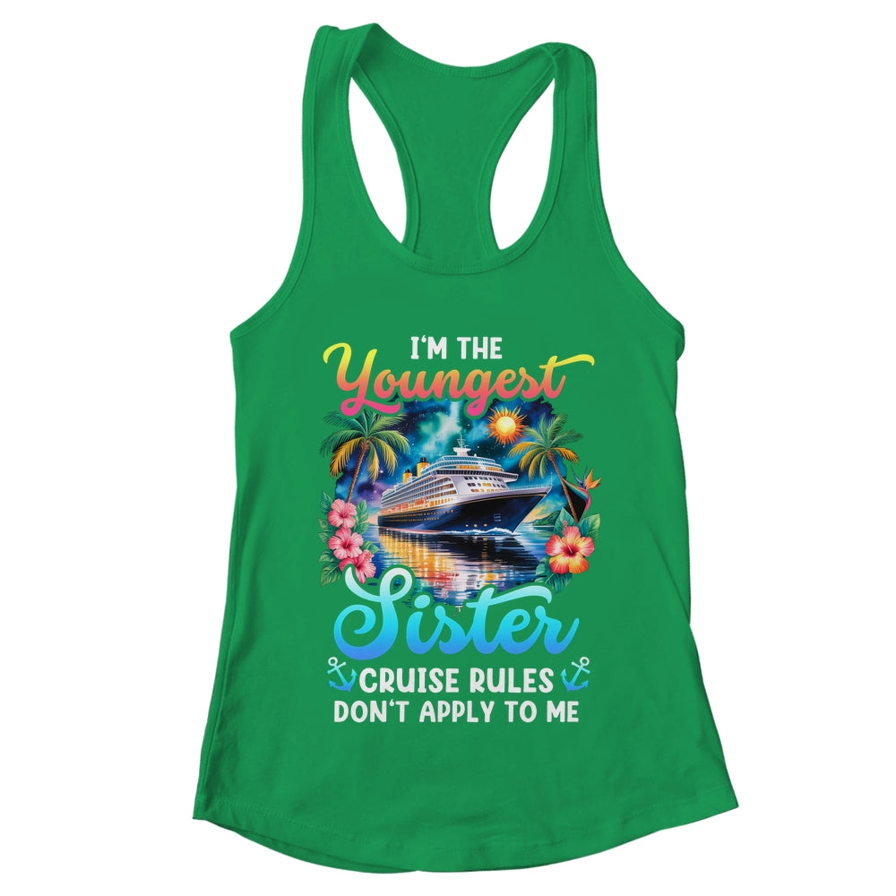 Youngest Sister Rules Don't Apply To Me Sisters Cruise 2026 Shirt & Tank Top | teecentury