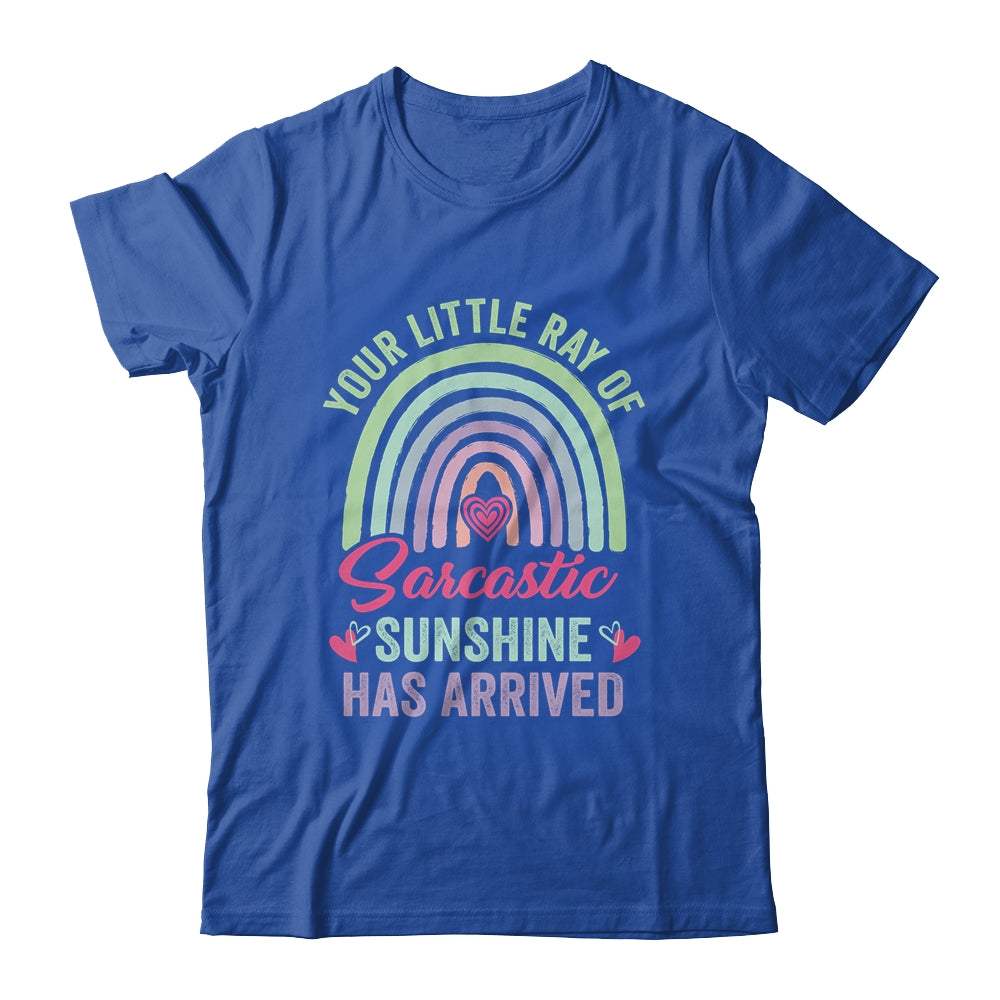 Your Little Ray Of Sarcastic Sunshine Has Arrived Vintage Shirt & Tank Top | teecentury