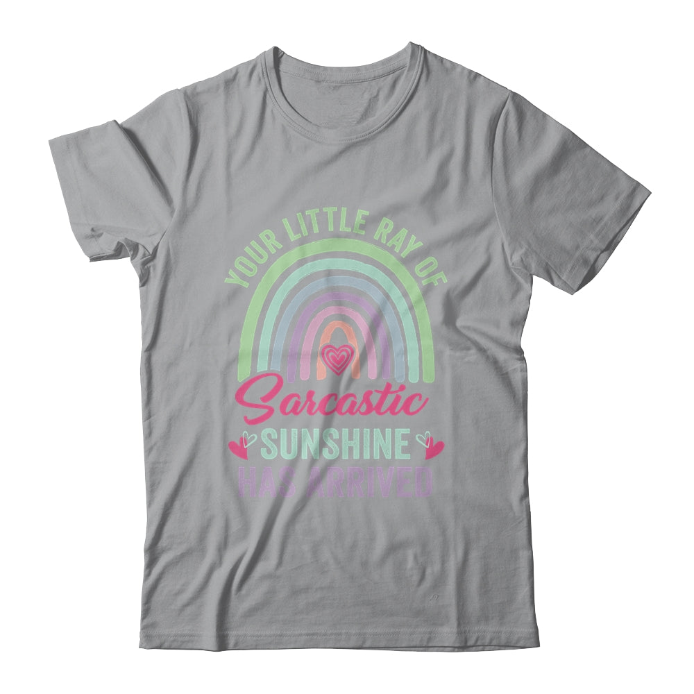 Your Little Ray Of Sarcastic Sunshine Has Arrived Vintage Shirt & Tank Top | teecentury