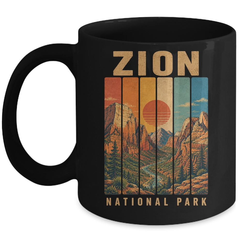 Zion National Park Utah Usa Outdoor Vintage Hiking Mug | teecentury