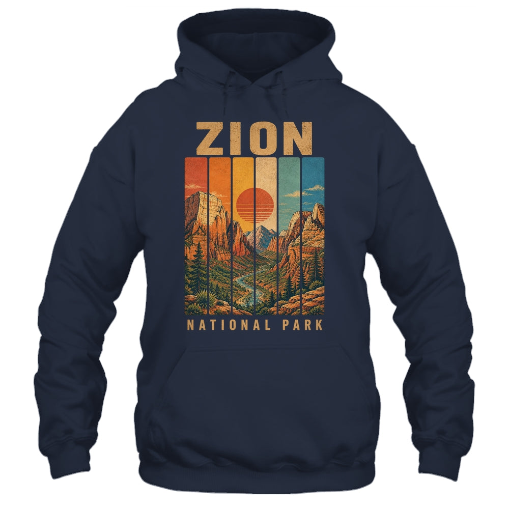 Zion National Park Utah Usa Outdoor Vintage Hiking Shirt & Tank Top | teecentury