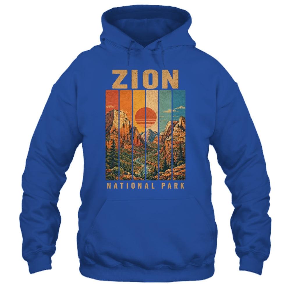 Zion National Park Utah Usa Outdoor Vintage Hiking Shirt & Tank Top | teecentury