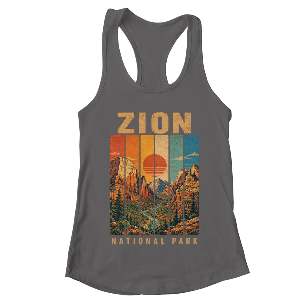 Zion National Park Utah Usa Outdoor Vintage Hiking Shirt & Tank Top | teecentury