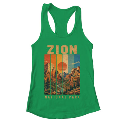 Zion National Park Utah Usa Outdoor Vintage Hiking Shirt & Tank Top | teecentury