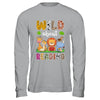Zoo Animals Wild About Reading Books Reader Lover Librarian Shirt & Hoodie | teecentury
