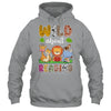 Zoo Animals Wild About Reading Books Reader Lover Librarian Shirt & Hoodie | teecentury