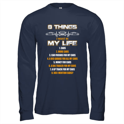 08 Things I Want In My Life Car Drift T-Shirt & Hoodie | Teecentury.com