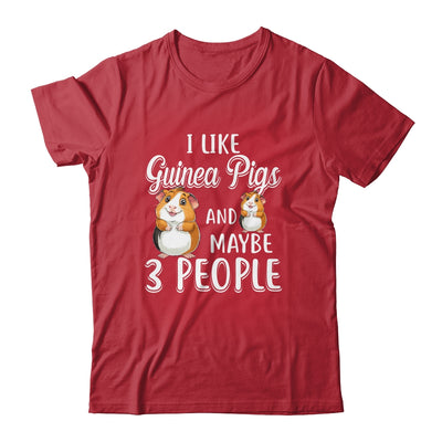 I Like Guinea Pigs And Maybe 3 People T-Shirt & Hoodie | Teecentury.com