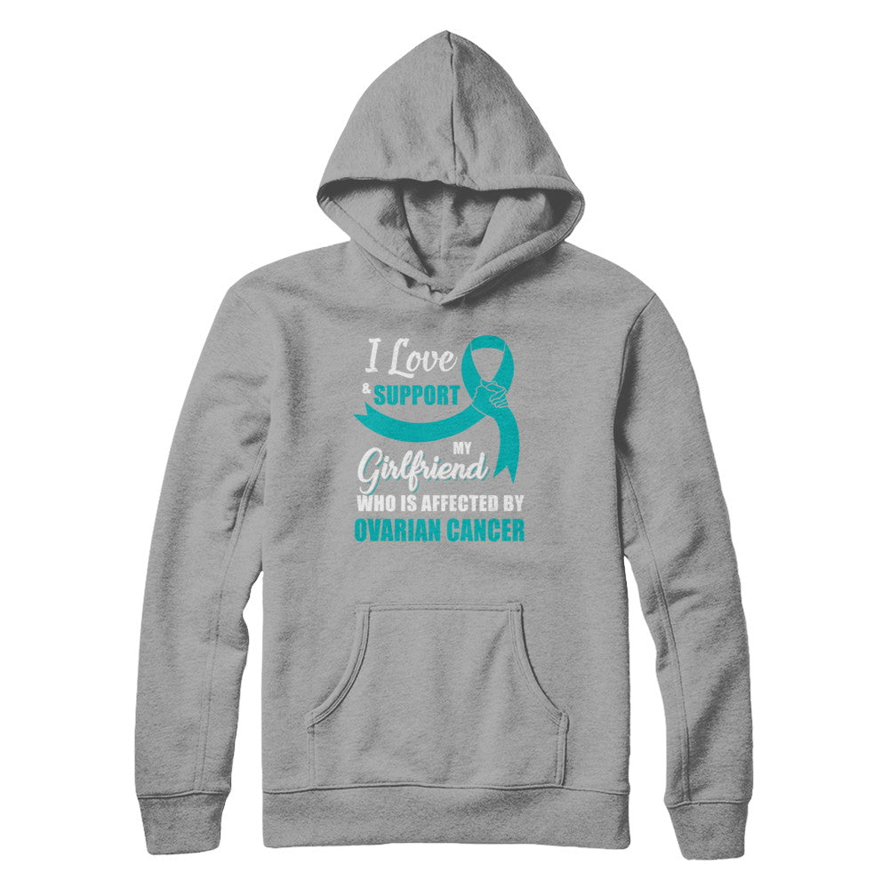 Ovarian Cancer Awareness Support Teal Girlfriend Boyfriend T-Shirt & Hoodie | Teecentury.com