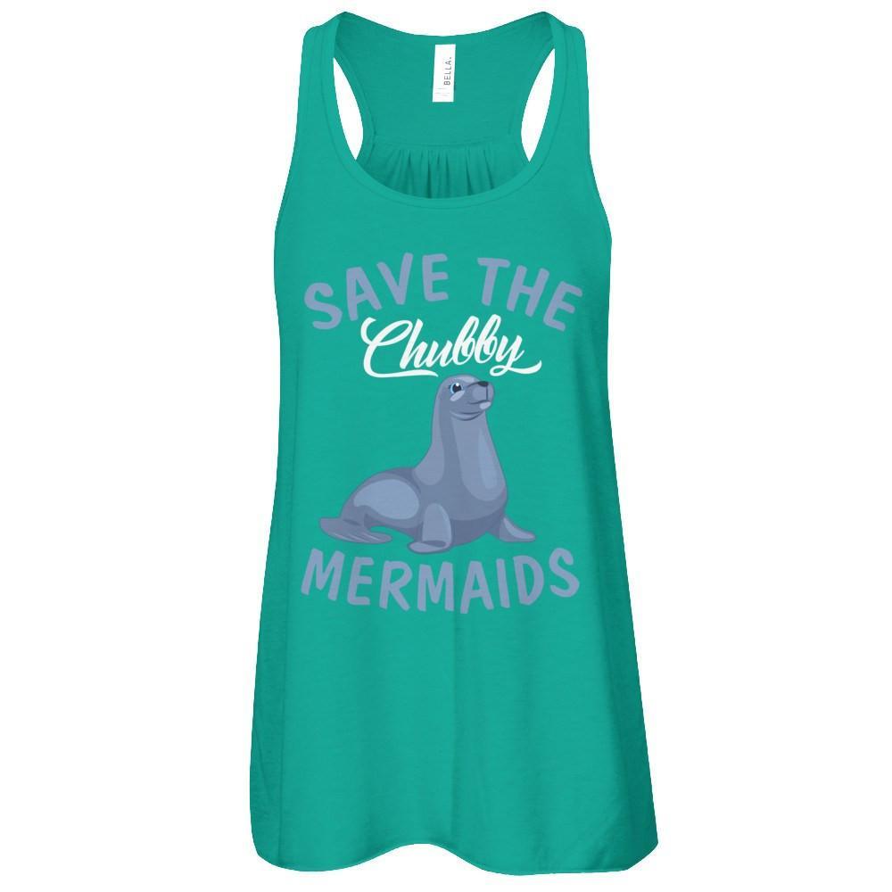 Save The Chubby Mermaids T-Shirt & Tank Top | Teecentury.com