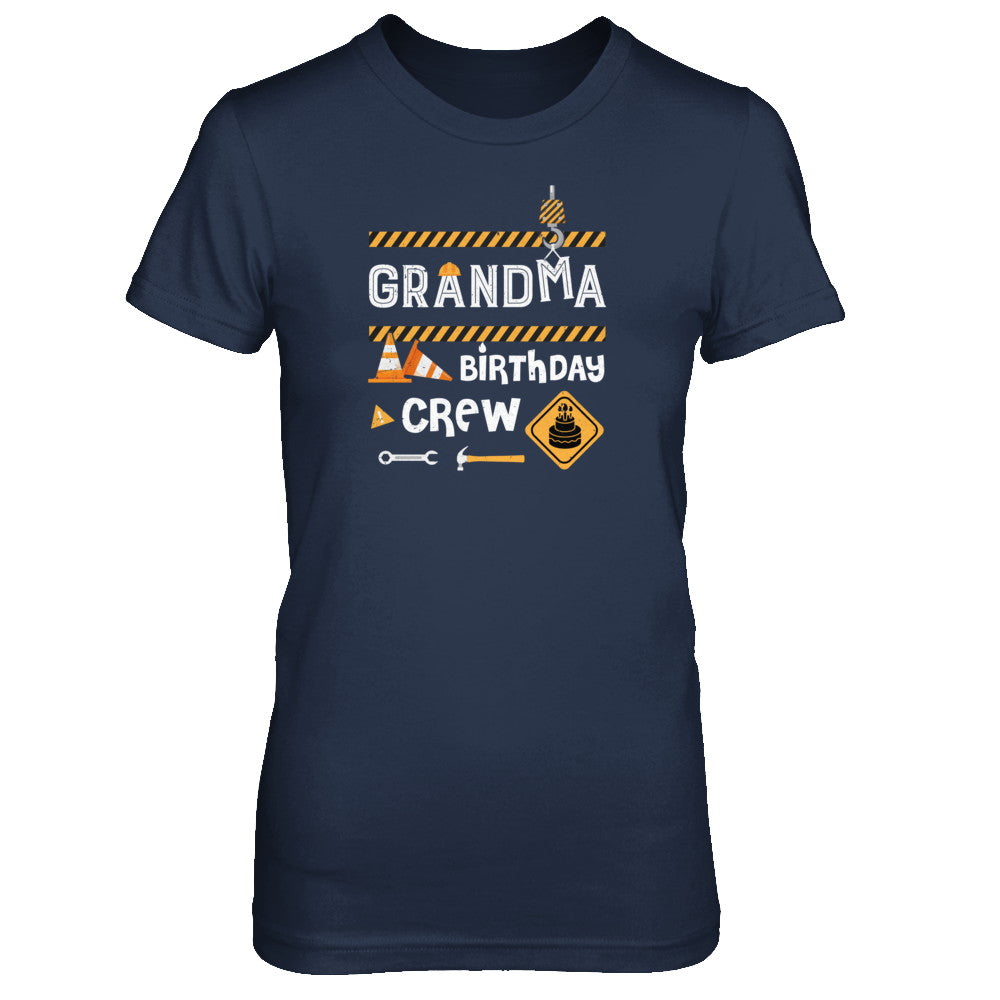 Grandma Birthday Crew Construction Birthday Party T-Shirt & Tank Top | Teecentury.com