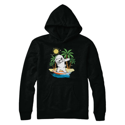 Summer Vacation Dabbing Poodle Surfing Surfboard Gift T-Shirt & Hoodie | Teecentury.com