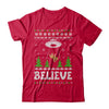 Believe UFO Gingerbread Ugly Christmas Sweater T-Shirt & Sweatshirt | Teecentury.com