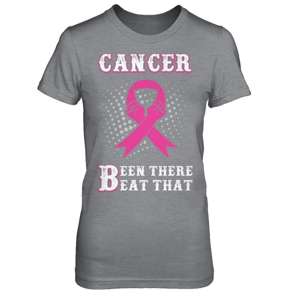 Breast Cancer Been There Beat That Awareness Pink Ribbon T-Shirt & Hoodie | Teecentury.com
