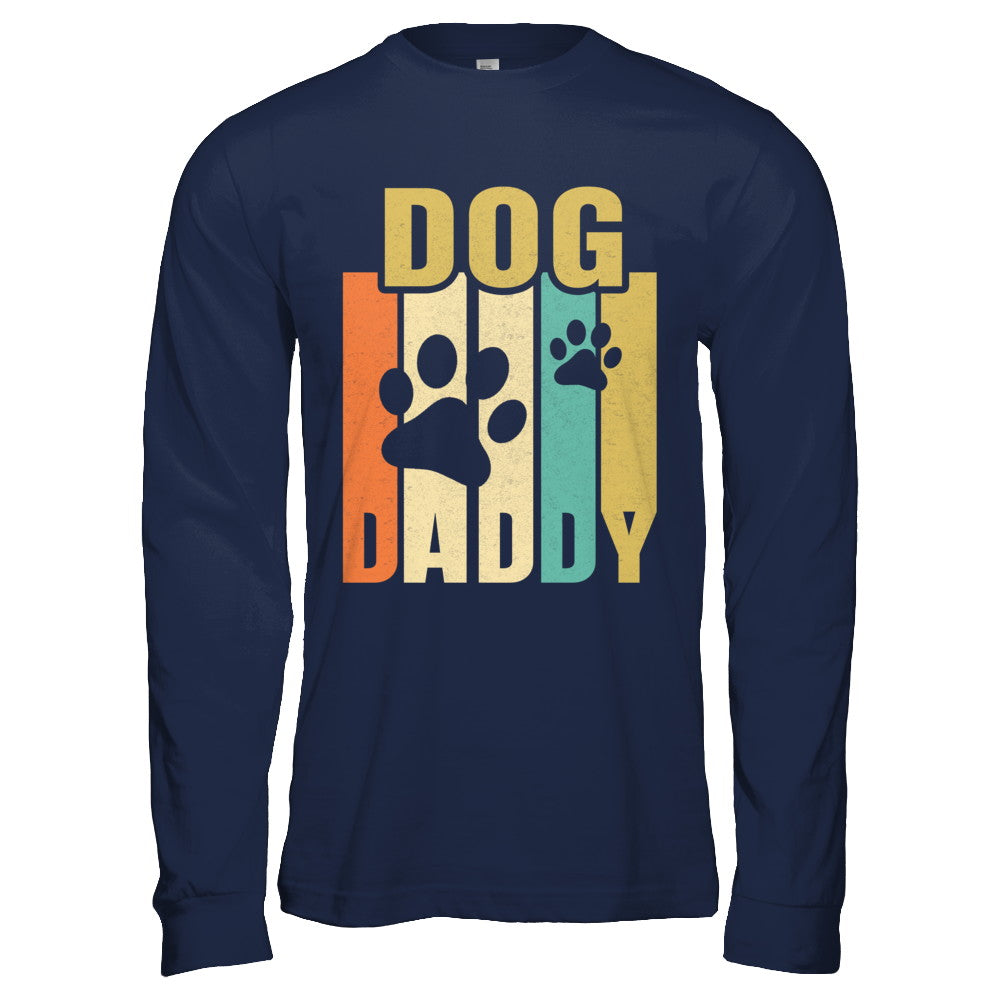 Retro Vintage Daddy Dog Father's Day Gift T-Shirt & Hoodie | Teecentury.com