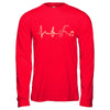 Saxophone Heartbeat Musician T-Shirt & Hoodie | Teecentury.com