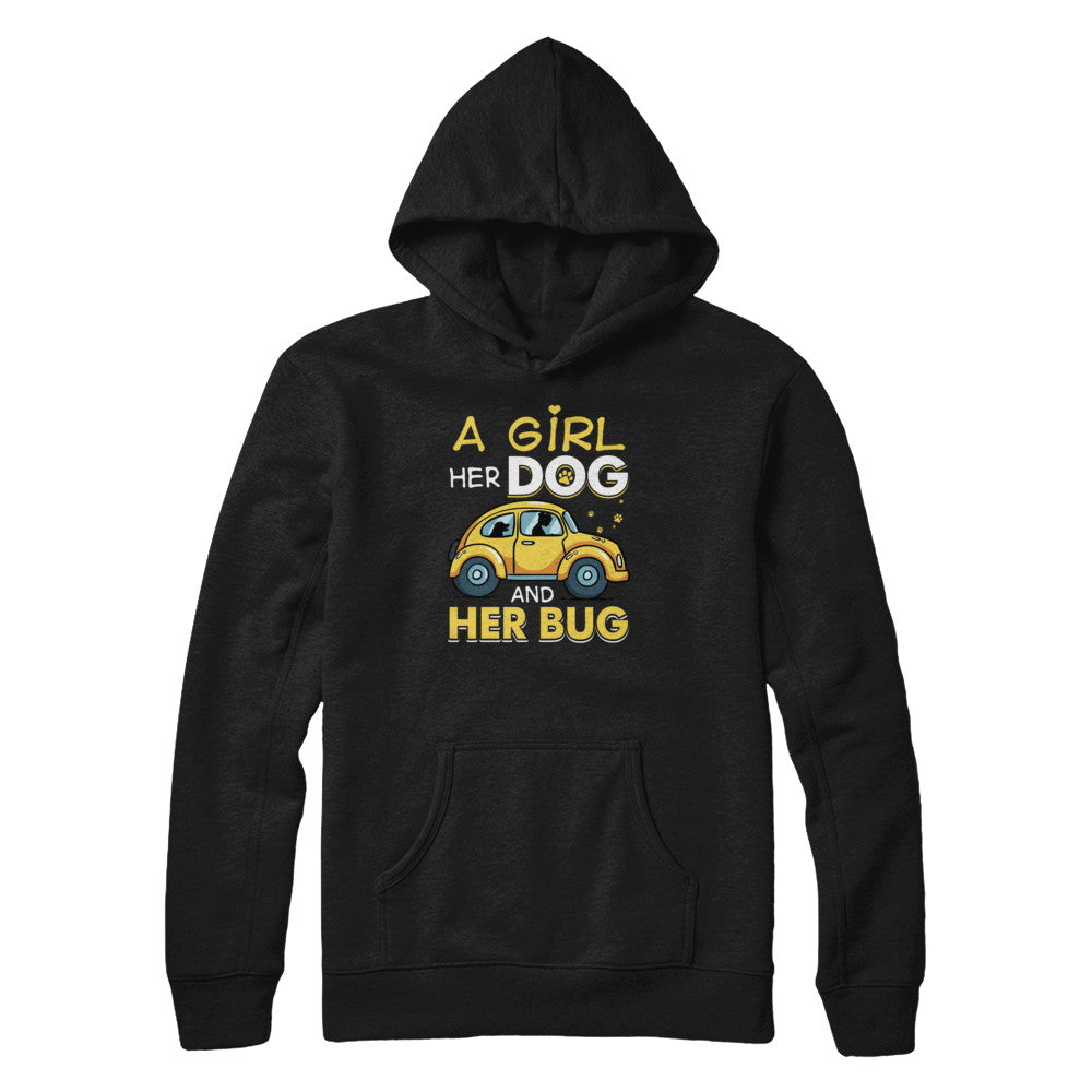 A Girl Her Dog And Her Bug T-Shirt & Tank Top | Teecentury.com