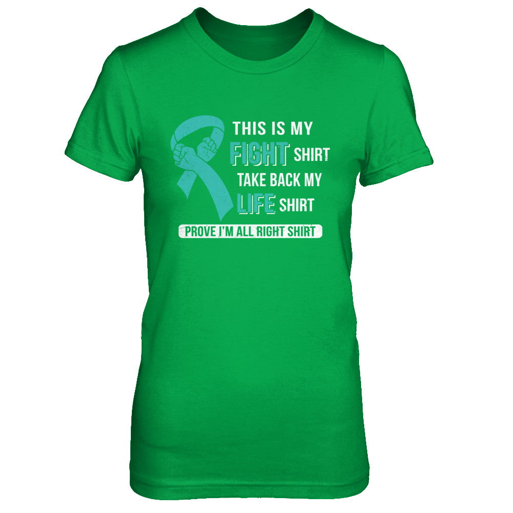 This Is My Fight Ovarian Cancer Awareness T-Shirt & Hoodie | Teecentury.com