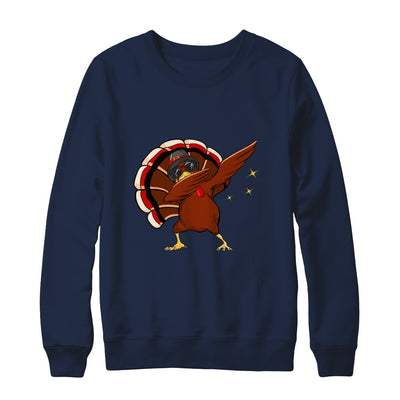 Dabbing Turkey Funny Thanksgiving T-Shirt & Sweatshirt | Teecentury.com
