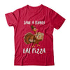 Adult Vegan Save A Turkey Eat Pizza Thanksgiving T-Shirt & Sweatshirt | Teecentury.com