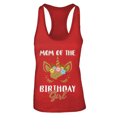 Cute Unicorn Mom Of The Birthday Girl T-Shirt & Tank Top | Teecentury.com