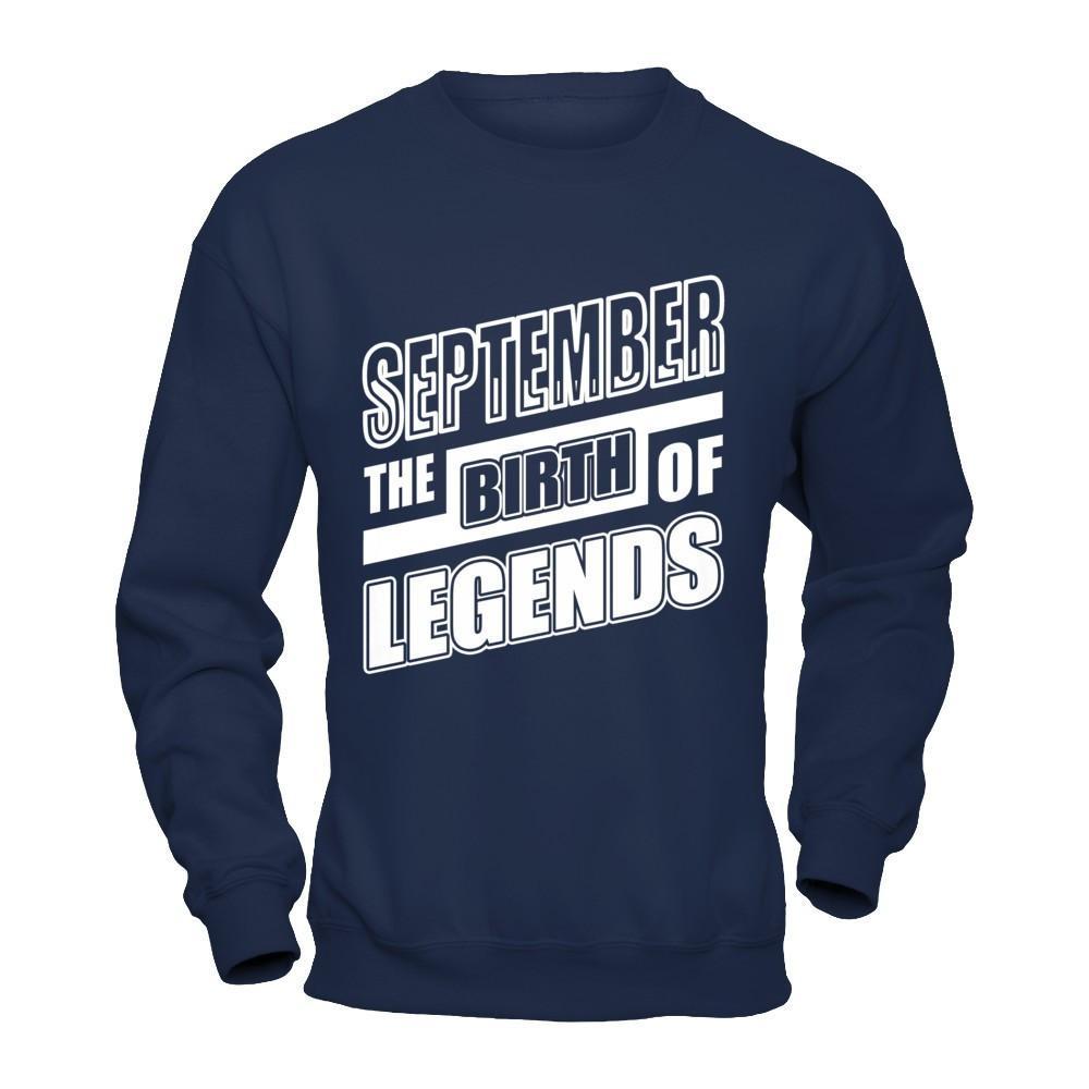 September The Birth Of Legends T-Shirt & Hoodie | Teecentury.com