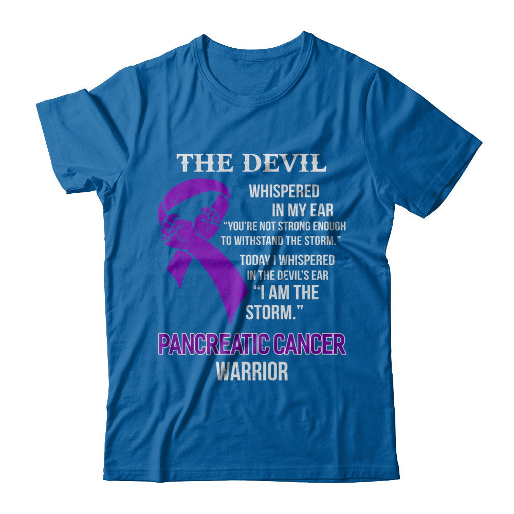 I Am The Storm Support Pancreatic Cancer Warrior Gift T-Shirt & Hoodie | Teecentury.com