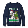 Cute Poodle Claus Merry Christmas Ugly Sweater T-Shirt & Sweatshirt | Teecentury.com