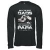 The Best Dads Get Promoted To Papa Fathers Day T-Shirt & Hoodie | Teecentury.com