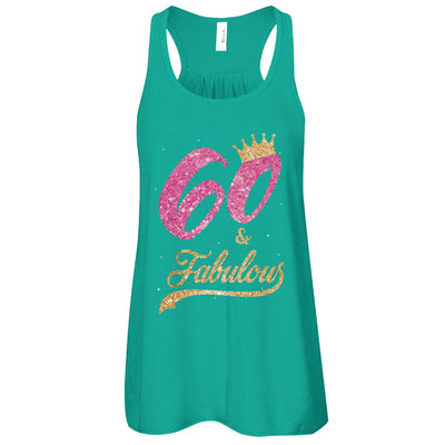 60 And Fabulous 1962 60th Birthday Gift T-Shirt & Tank Top | Teecentury.com