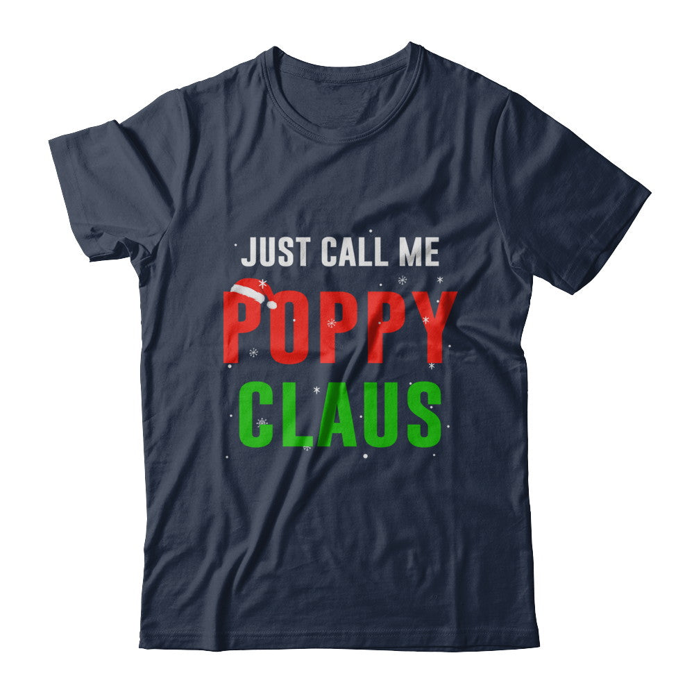Santa Poppy Claus Matching Family Christmas Pajamas T-Shirt & Sweatshirt | Teecentury.com