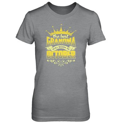 The Best Grandma Was Born In October T-Shirt & Tank Top | Teecentury.com
