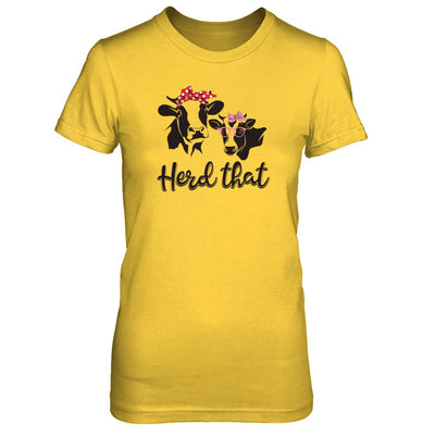 Funny Farmer Women Girls Cows Herd That T-Shirt & Tank Top | Teecentury.com