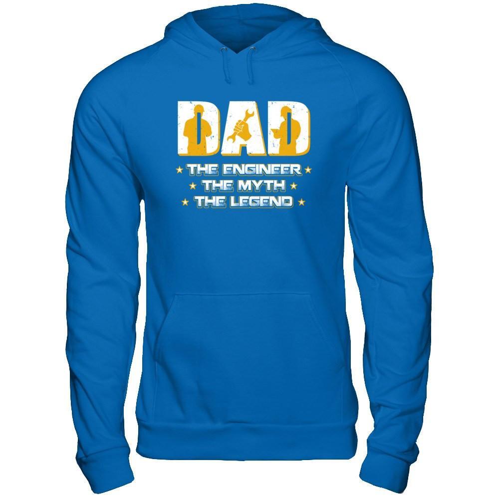 Dad The Engineer The Myth The Legend T-Shirt & Hoodie | Teecentury.com