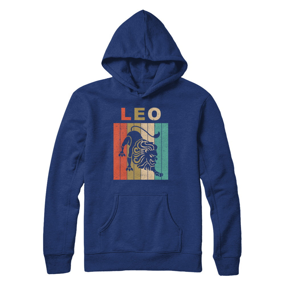 Vintage Leo Zodiac July August Birthday Gift T-Shirt & Hoodie | Teecentury.com