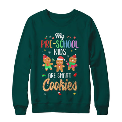 Teacher My Pre-shcool Kids Are Smart Cookies Christmas T-Shirt & Sweatshirt | Teecentury.com