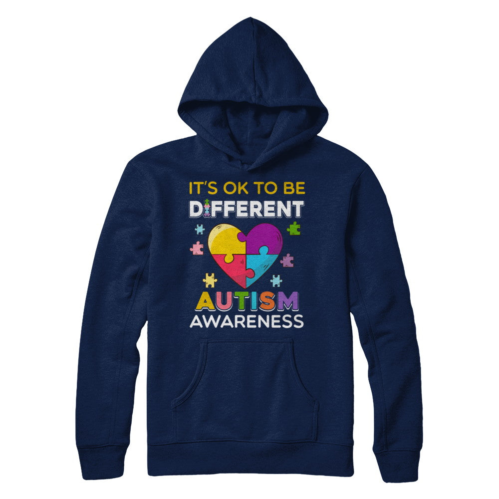 It's Ok To Be Different Autism Awareness Gift 2018 T-Shirt & Hoodie | Teecentury.com