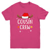 Cousin Crew Reindeer Matching Family Christmas Youth Youth Shirt | Teecentury.com
