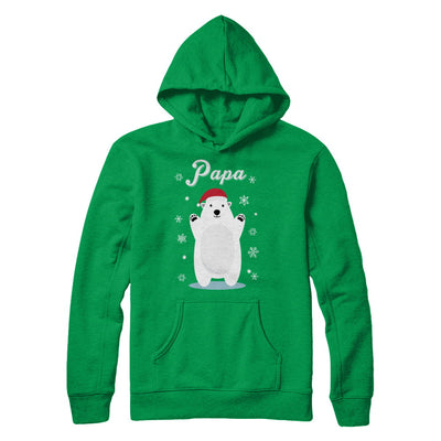 Papa Bear Christmas Santa Pajamas T-Shirt & Sweatshirt | Teecentury.com