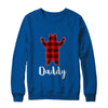 Red Daddy Bear Buffalo Plaid Family Christmas Pajamas T-Shirt & Sweatshirt | Teecentury.com