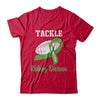 Football Survivor Tackle Green Kidney Disease Awareness T-Shirt & Hoodie | Teecentury.com