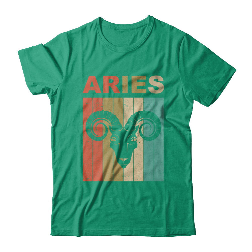 Vintage Aries Zodiac March April Birthday Gift T-Shirt & Hoodie | Teecentury.com