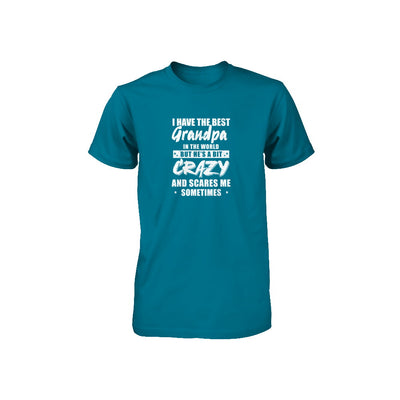 I Have The Best Grandpa In The World Kids Youth Youth Shirt | Teecentury.com