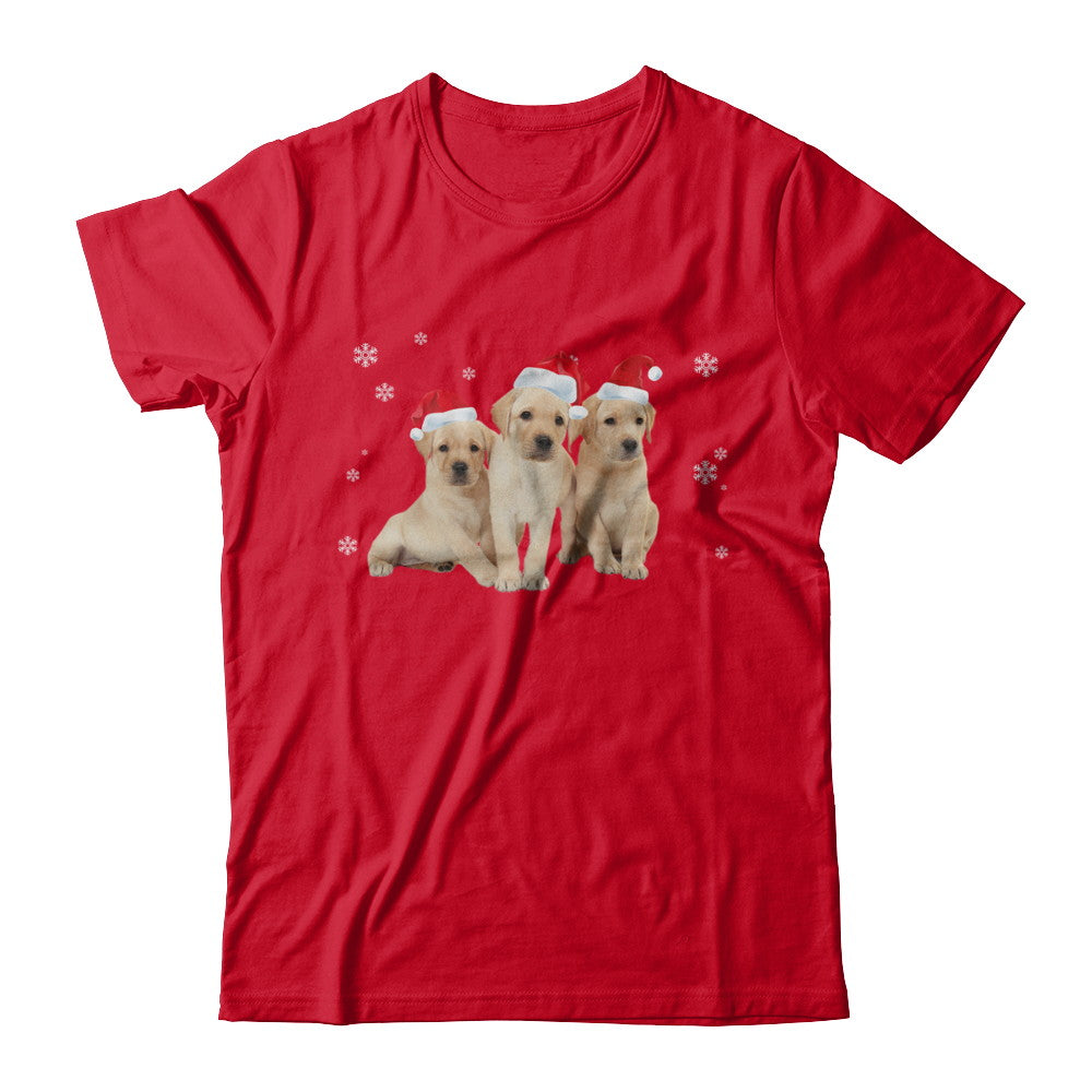 Funny Yellow Labrador Puppies Christmas Dog Gift T-Shirt & Hoodie | Teecentury.com
