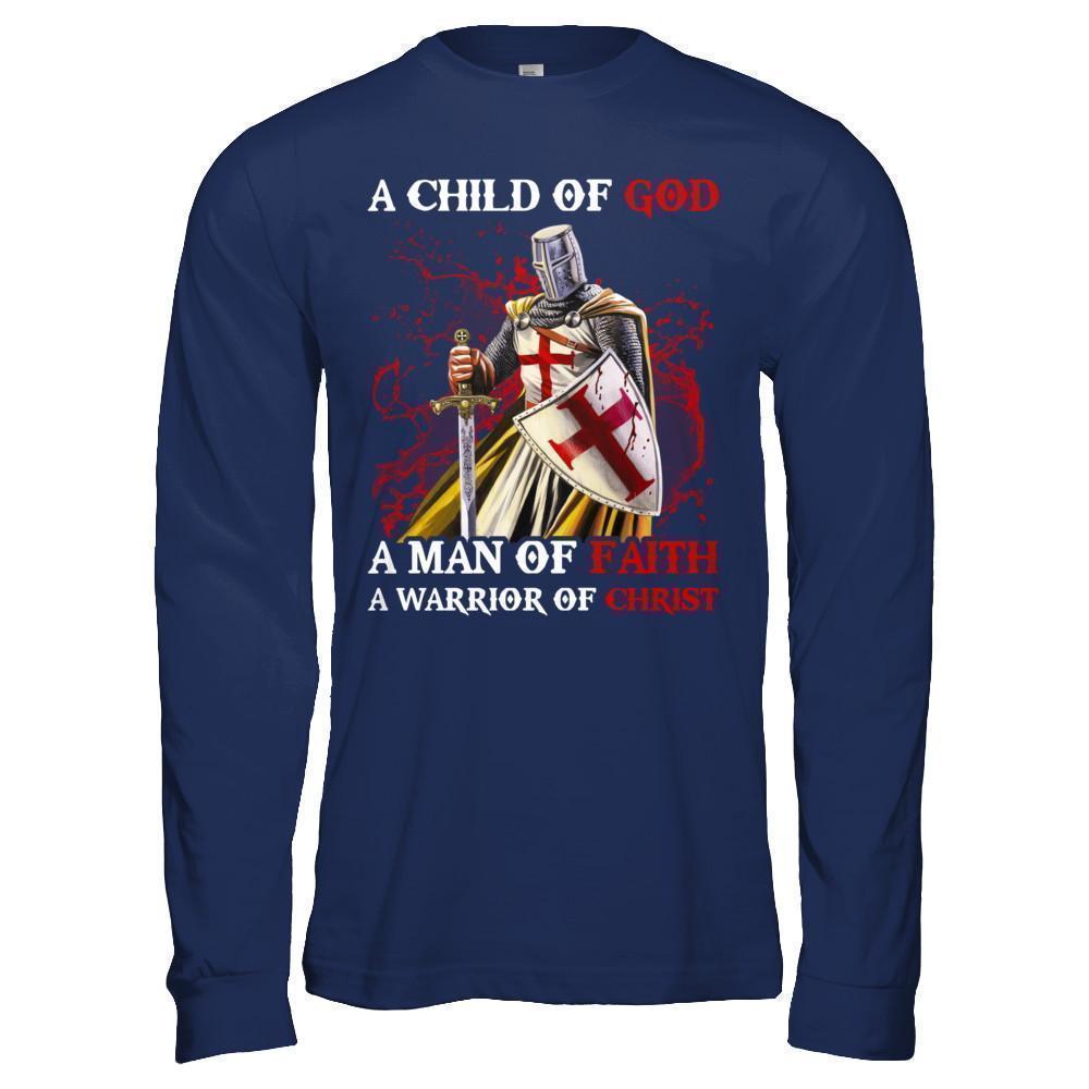 Knights Templar A Child Of God A Man Of Faith A Warrior Of Christ T-Shirt & Hoodie | Teecentury.com