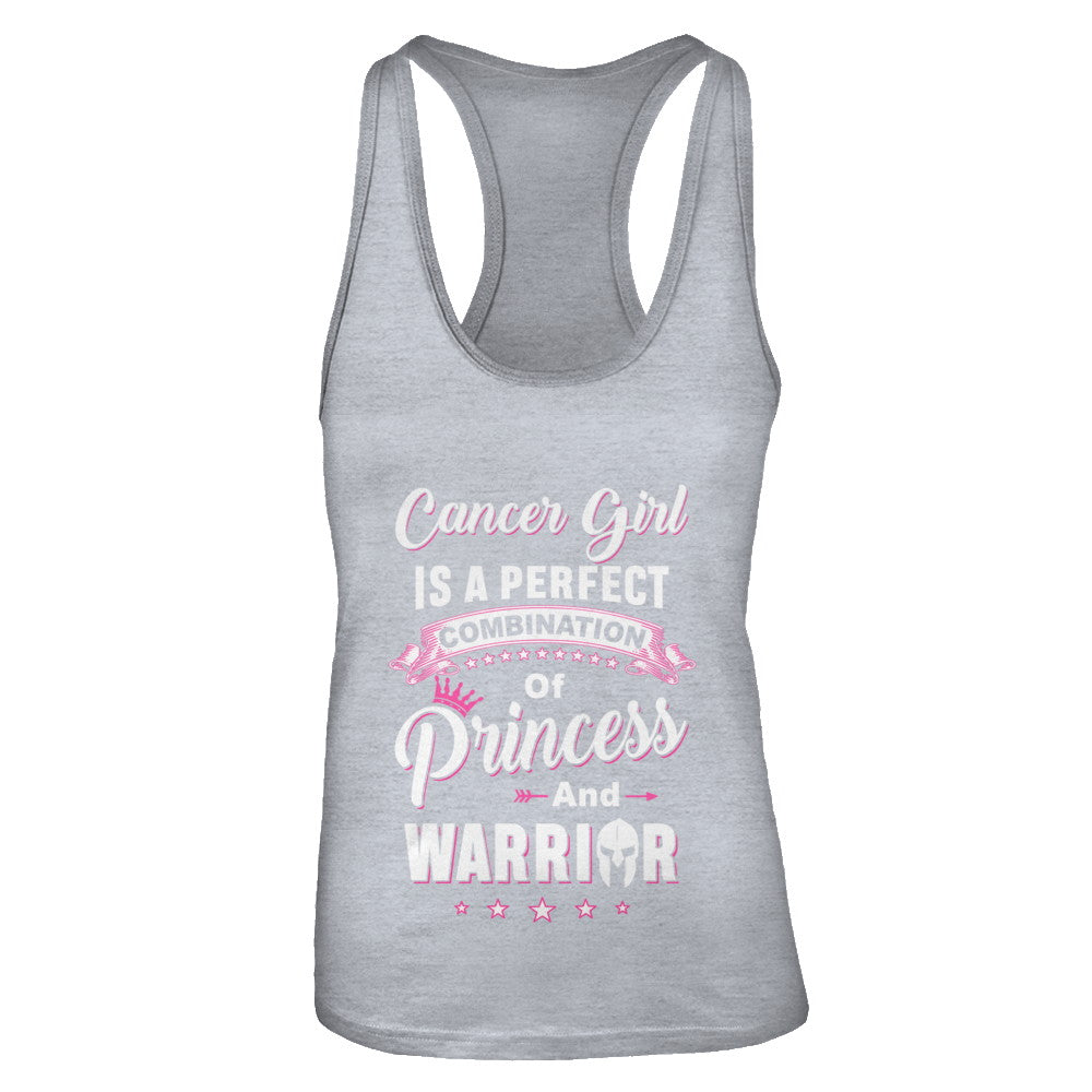 Cancer Girl Princess Warrior June July Birthday T-Shirt & Tank Top | Teecentury.com