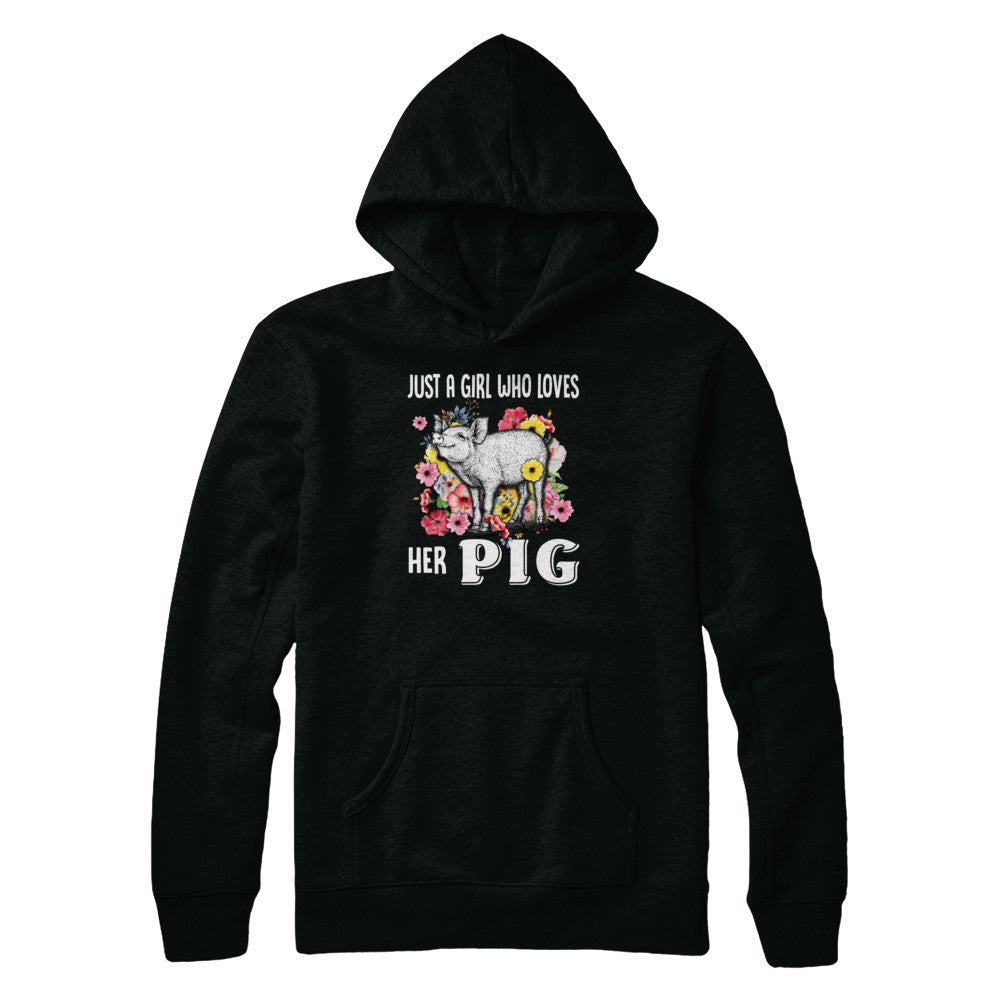 Just A Girl Who Loves Her Pig T-Shirt & Tank Top | Teecentury.com