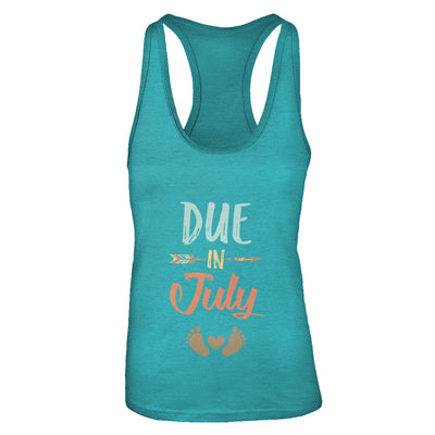 Due Date July 2022 Announcement Mommy Bump Pregnancy T-Shirt & Tank Top | Teecentury.com