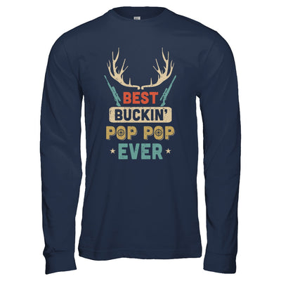 Vintage Best Buckin' Pop Pop Ever Deer Hunting T-Shirt & Hoodie | Teecentury.com