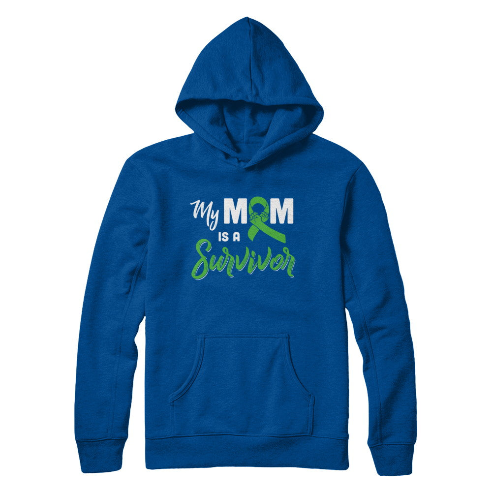 My Mom Is A Survivor Lymphoma Son Daughter T-Shirt & Hoodie | Teecentury.com